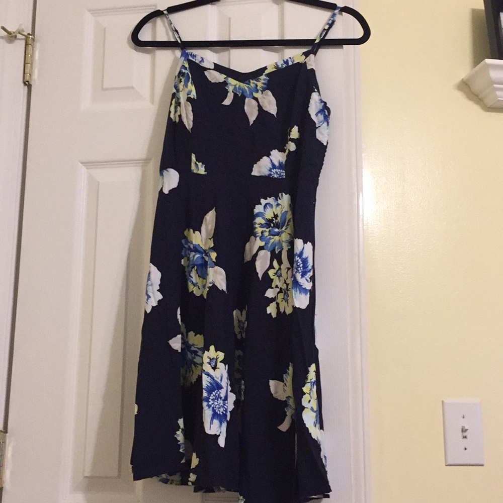 Elegant Navy Blue Sundress
